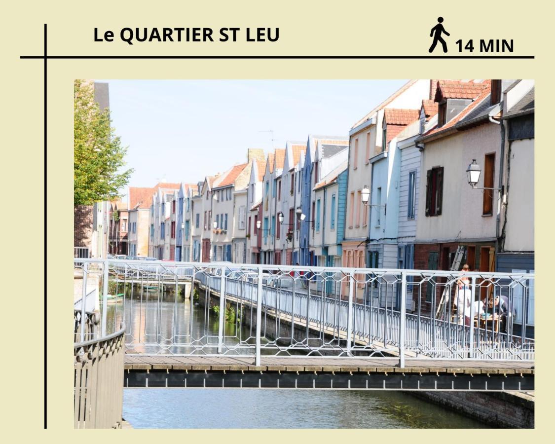 Jacobin-Centre Ville-Paisible-2 Couchages Amiens Dış mekan fotoğraf